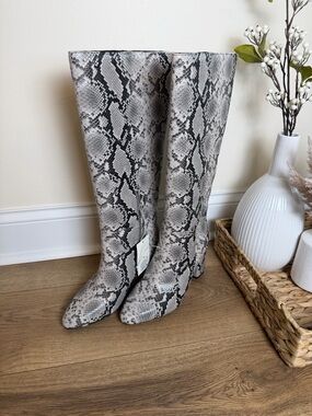 A New Day Snakeskin “Evangeline” Tall Boot
